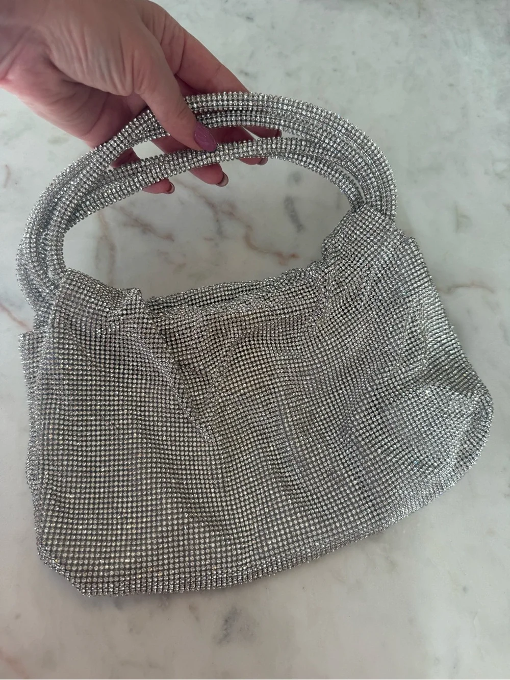 Jonathan Simkhai Clear Ellerie Crystal Mini Bag